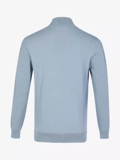 Genti Genti Trui halfzip - Lichtblauw