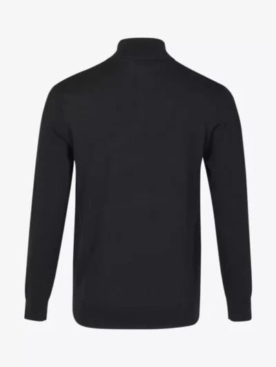 Genti Genti Trui halfzip - Zwart
