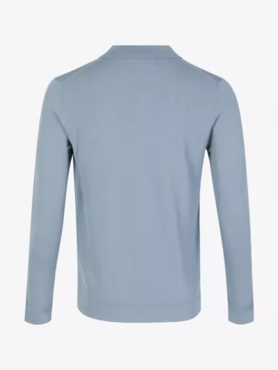 Genti Genti Trui halfzip - Lichtblauw