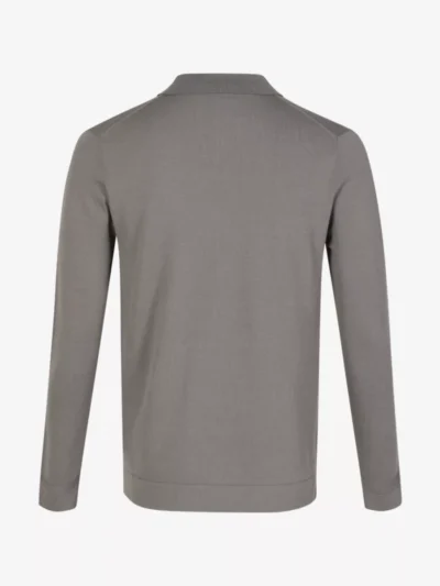 Genti Genti Trui halfzip - Middelgrijs