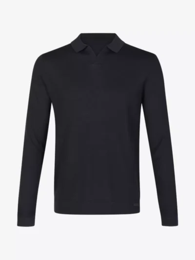 Genti Genti Trui halfzip - Navy