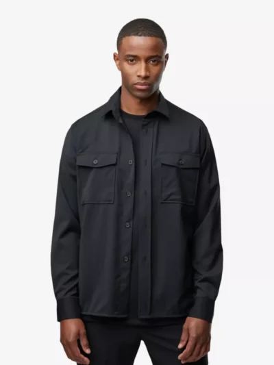 Genti Genti Overshirt - Zwart