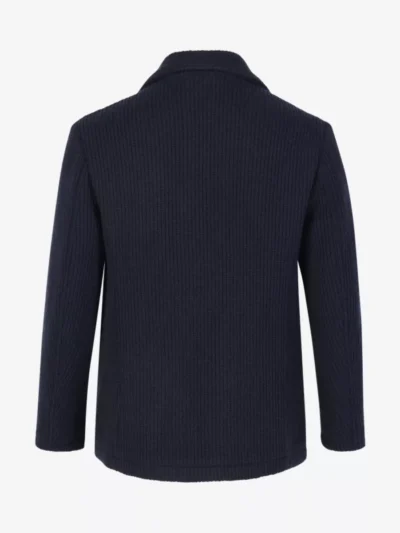 Gimo's Gimo's Jack gebreid dubble breasted - Donkerblauw