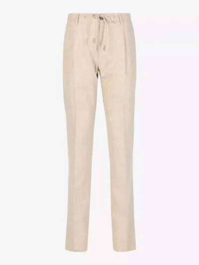 Gran Sasso Gran Sasso Drawstring broek - Beige