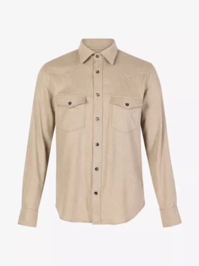 Jacob Cohen Jacob Cohen Overshirt cashmere - Beige