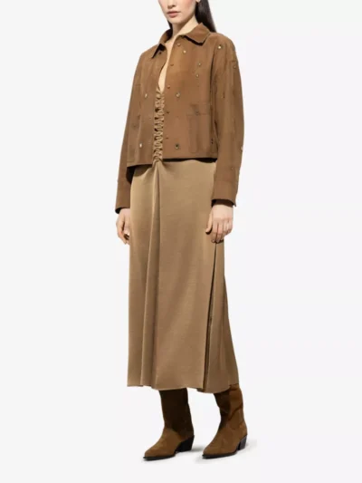 Luisa Cerano Luisa Cerano Veloursleder-Hemdjacke - **00