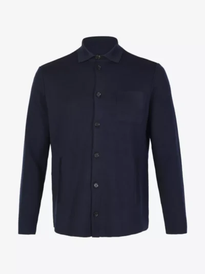 Maurizio Baldassari Maurizio Baldassari Overshirt gebreid - Navy