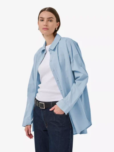 My Essential Wardrobe My Essential Wardrobe Blouse - Lichtblauw