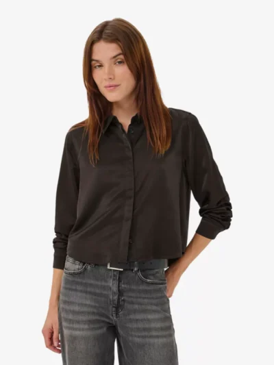 My Essential Wardrobe My Essential Wardrobe Blouse - Donkerbruin