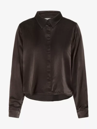 My Essential Wardrobe My Essential Wardrobe Blouse - Donkerbruin