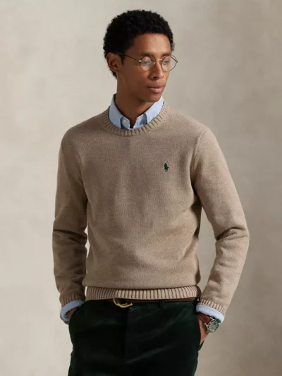 Ralph Lauren Ralph Lauren Trui katoen crewneck - Camel