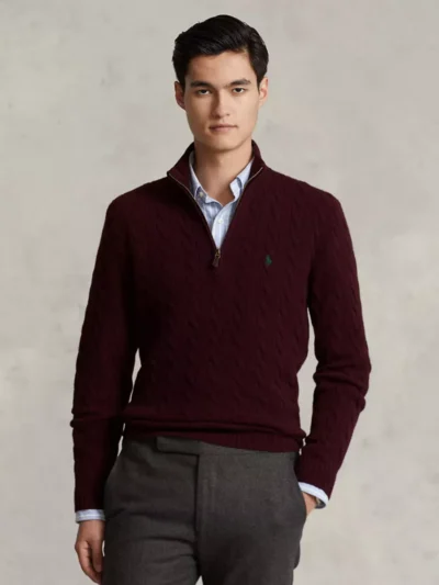 Ralph Lauren Ralph Lauren Trui Halfzip - Bordeaux