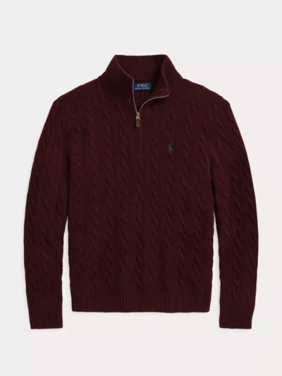 Ralph Lauren Ralph Lauren Trui Halfzip - Bordeaux