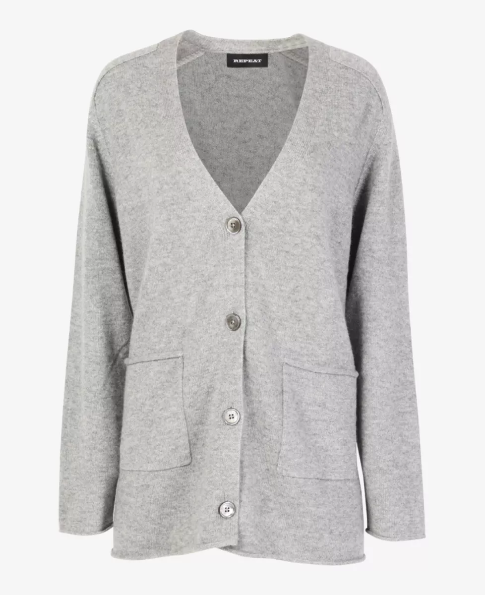 Repeat Vest - Lichtgrijs 1 Repeat Repeat Vest - Lichtgrijs