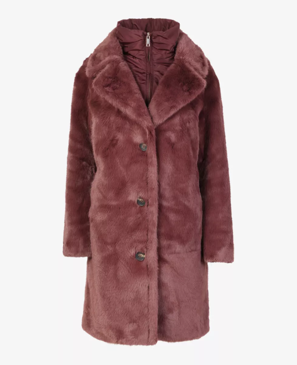 Rino en Pelle Mantel - Bordeaux 1 Rino en Pelle Rino en Pelle Mantel - Bordeaux