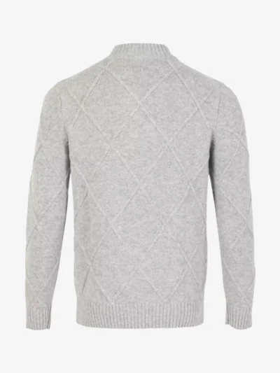 Seven Dials Seven Dials Trui Turtleneck - Lichtgrijs