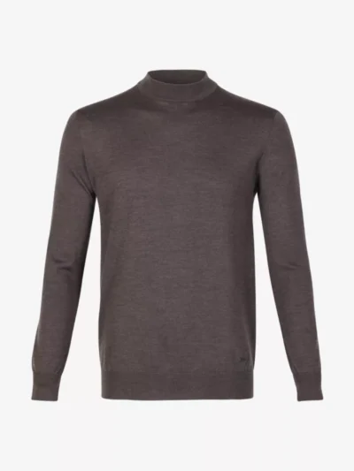 Seven Dials Seven Dials Trui Turtle Neck - Donkerbruin