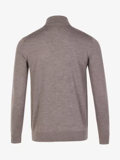 Seven Dials Seven Dials Trui Halfzip - Taupe