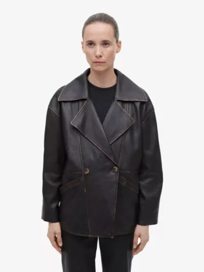 Studio AR Studio AR Blazer - Donkerbruin