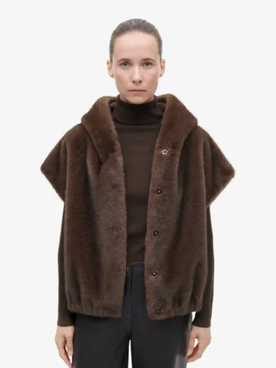 Studio AR Studio AR Bodywarmer - Donkerbruin