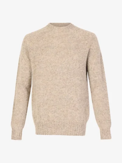 Sunspel Sunspel Trui ronde hals - Beige