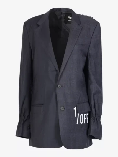 1/off paris 1/off paris Blazer - Middelblauw