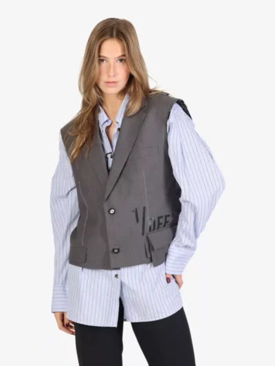 1/off paris 1/off paris Blazer - Lichtgrijs