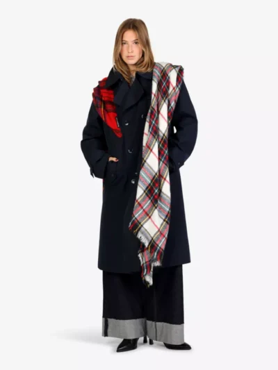 1/off paris 1/off paris jassen Trench x woolen scar Blauw