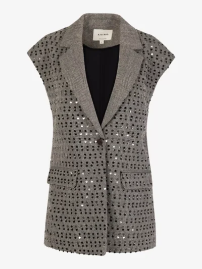 Aaiko Aaiko Gilet - Donkergrijs