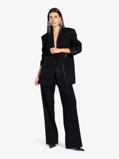 Aaiko Aaiko KENDAL STRIPES VIS 560 - Antraciet