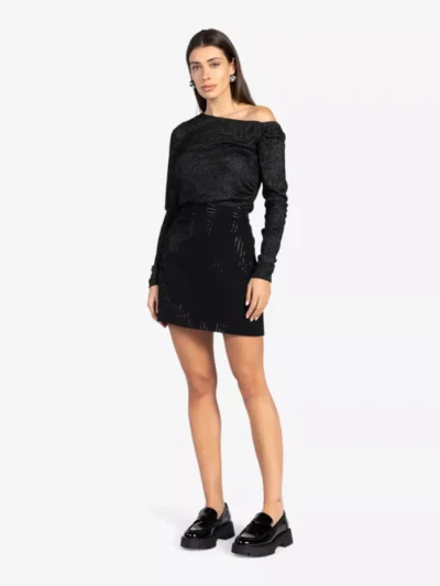 Aaiko Aaiko NASMA STRIPES VIS 560 - Antraciet