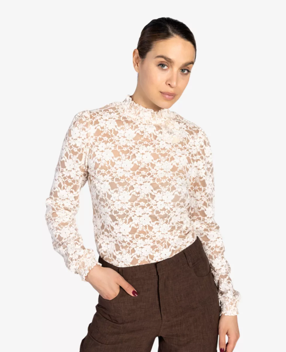 Aaiko TORY LACE PES 199 - Ecru 2 Aaiko Aaiko TORY LACE PES 199 - Ecru