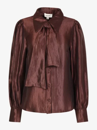 Aaiko Aaiko Blouse - Donkerbruin