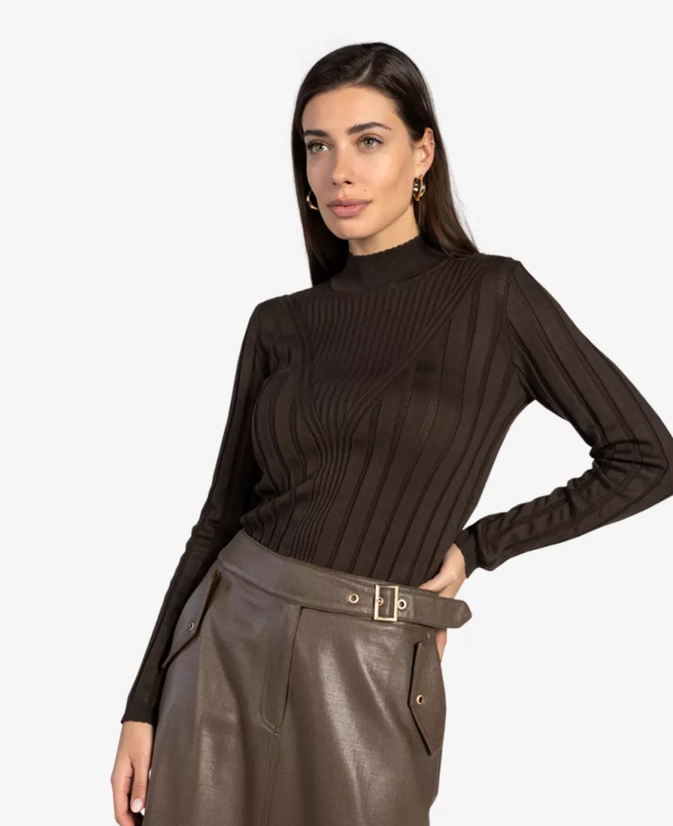 Aaiko VIDA AJOUR VIS 302 - Khaki 2 Aaiko Aaiko VIDA AJOUR VIS 302 - Khaki