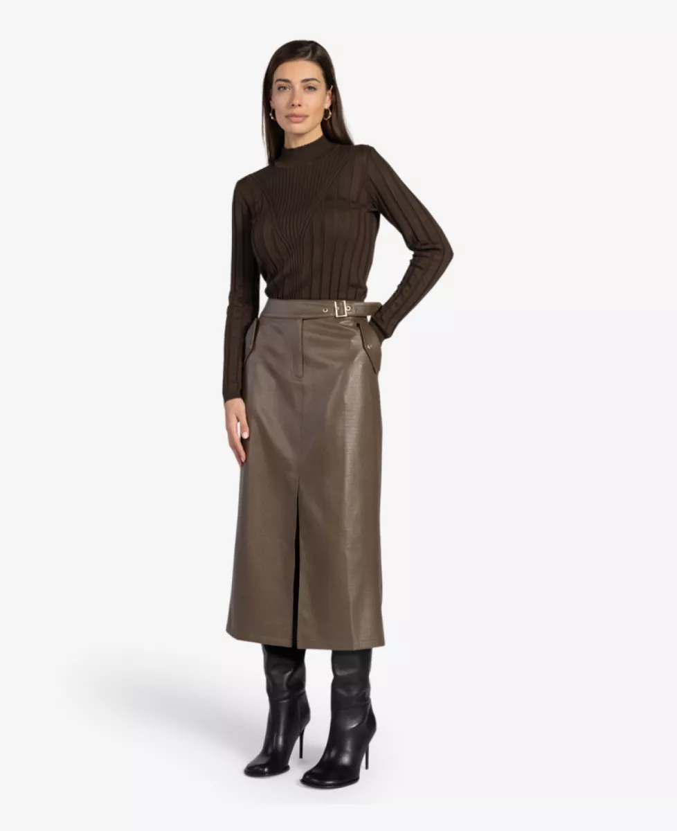 Aaiko VIDA AJOUR VIS 302 - Khaki 4 Aaiko Aaiko VIDA AJOUR VIS 302 - Khaki