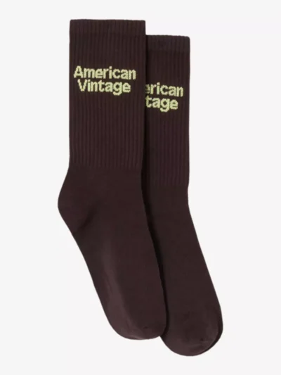 American vintage American vintage Sokken - Donkerbruin