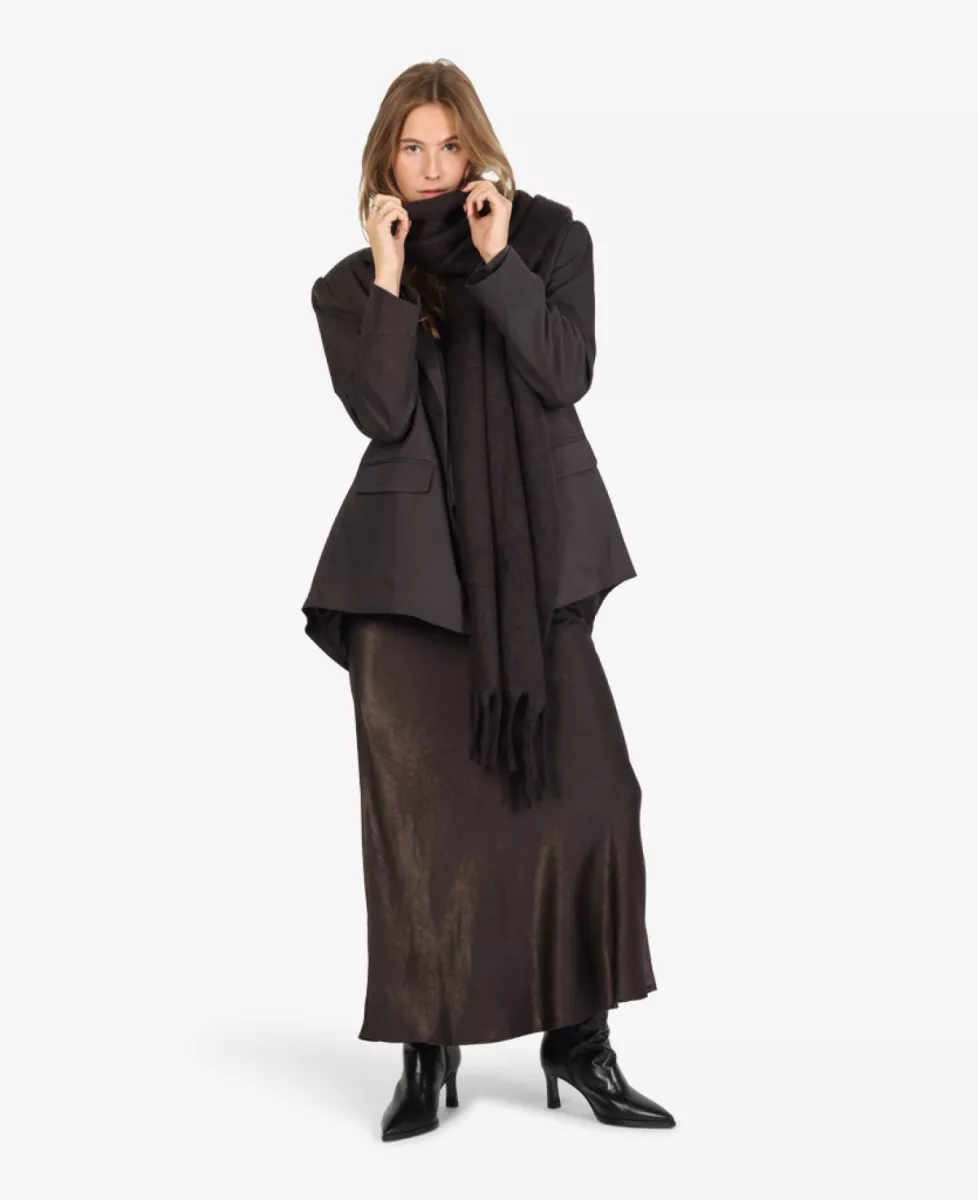 American vintage Sjaal - Donkerbruin 2 American vintage American vintage Sjaal - Donkerbruin