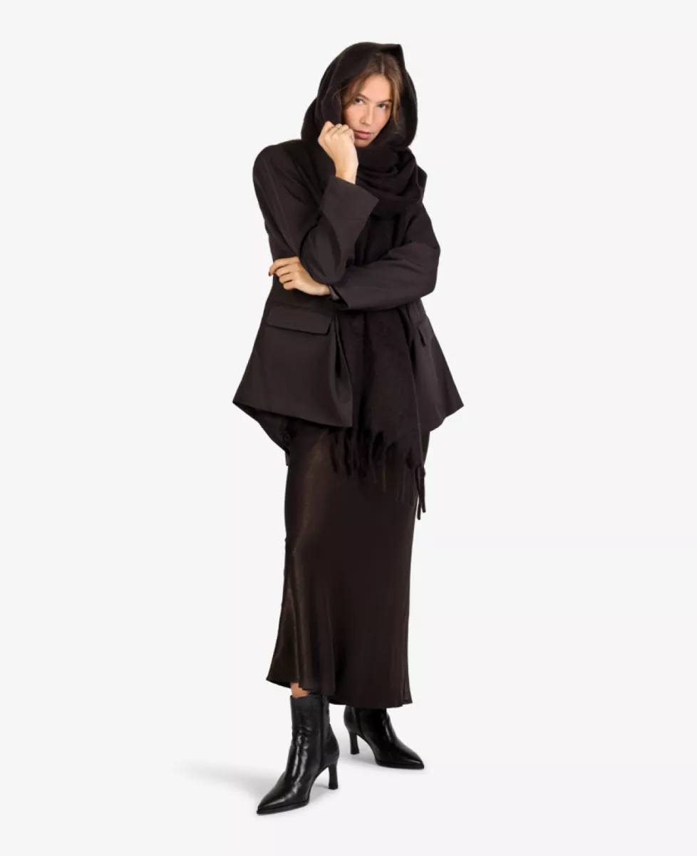 American vintage Sjaal - Donkerbruin 3 American vintage American vintage Sjaal - Donkerbruin