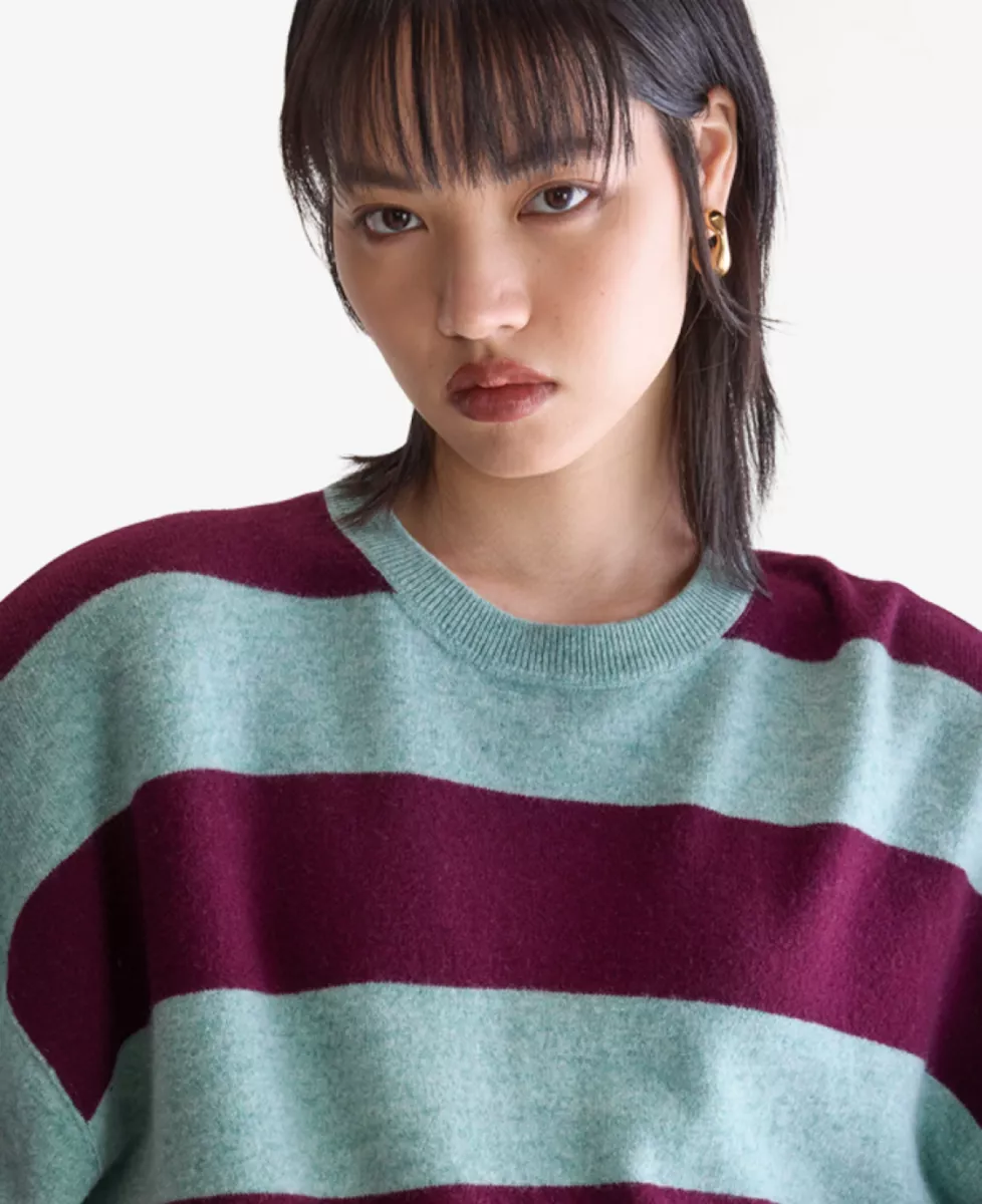 Bellerose Trui - Bordeaux 3 Bellerose Bellerose Trui - Bordeaux