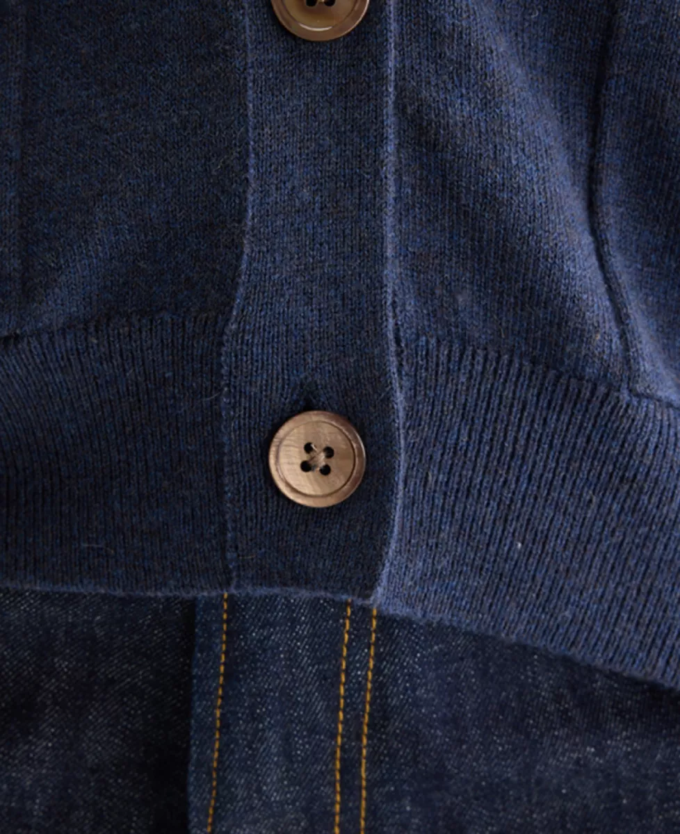 Bellerose Vest - Royal 3 Bellerose Bellerose Vest - Royal