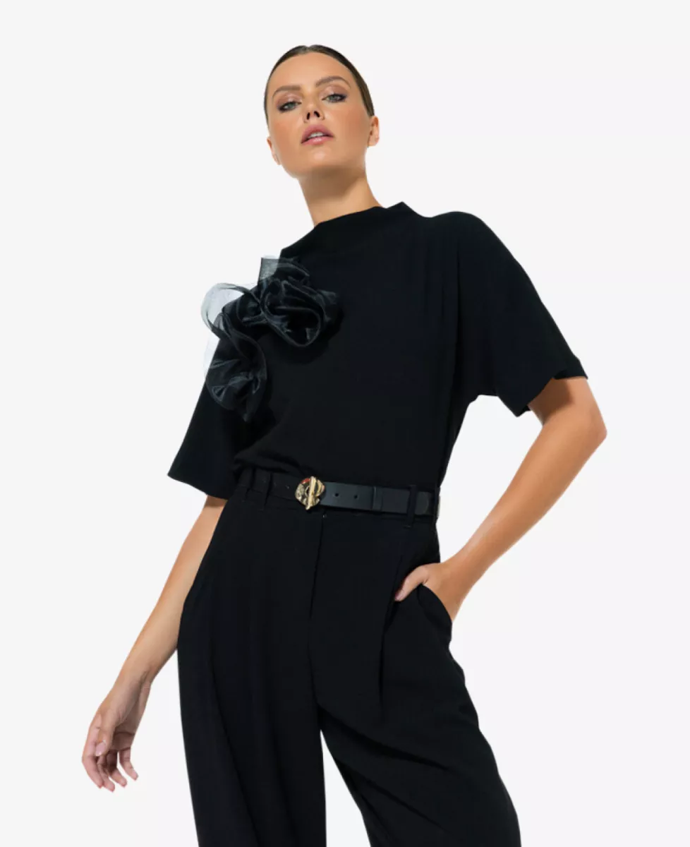 Caroline Biss Blouse - Zwart 2 Caroline Biss Caroline Biss Blouse - Zwart