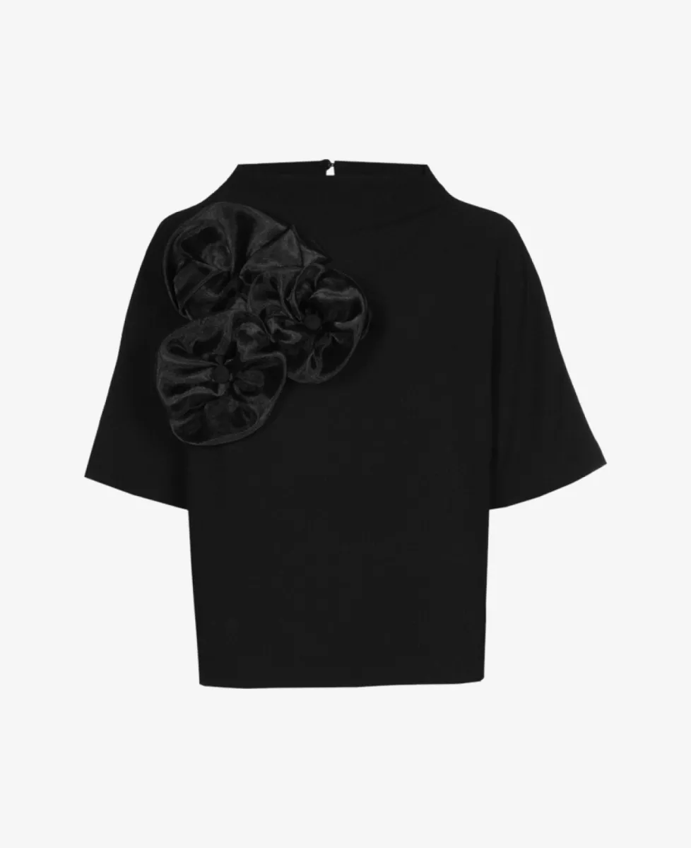 Caroline Biss Blouse - Zwart 1 Caroline Biss Caroline Biss Blouse - Zwart