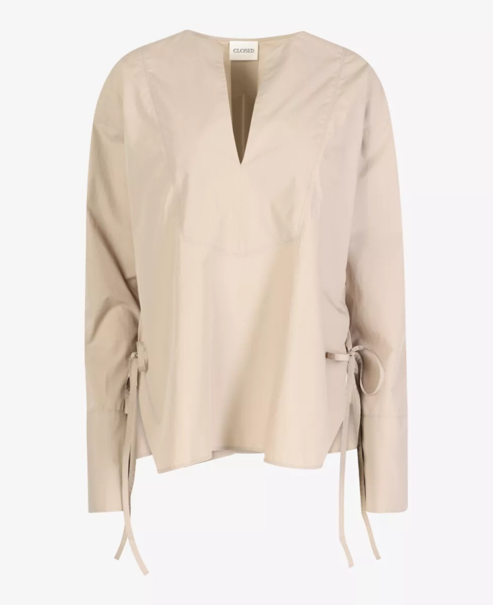 Closed Blouse - Middelbruin 1 Closed Closed Blouse - Middelbruin
