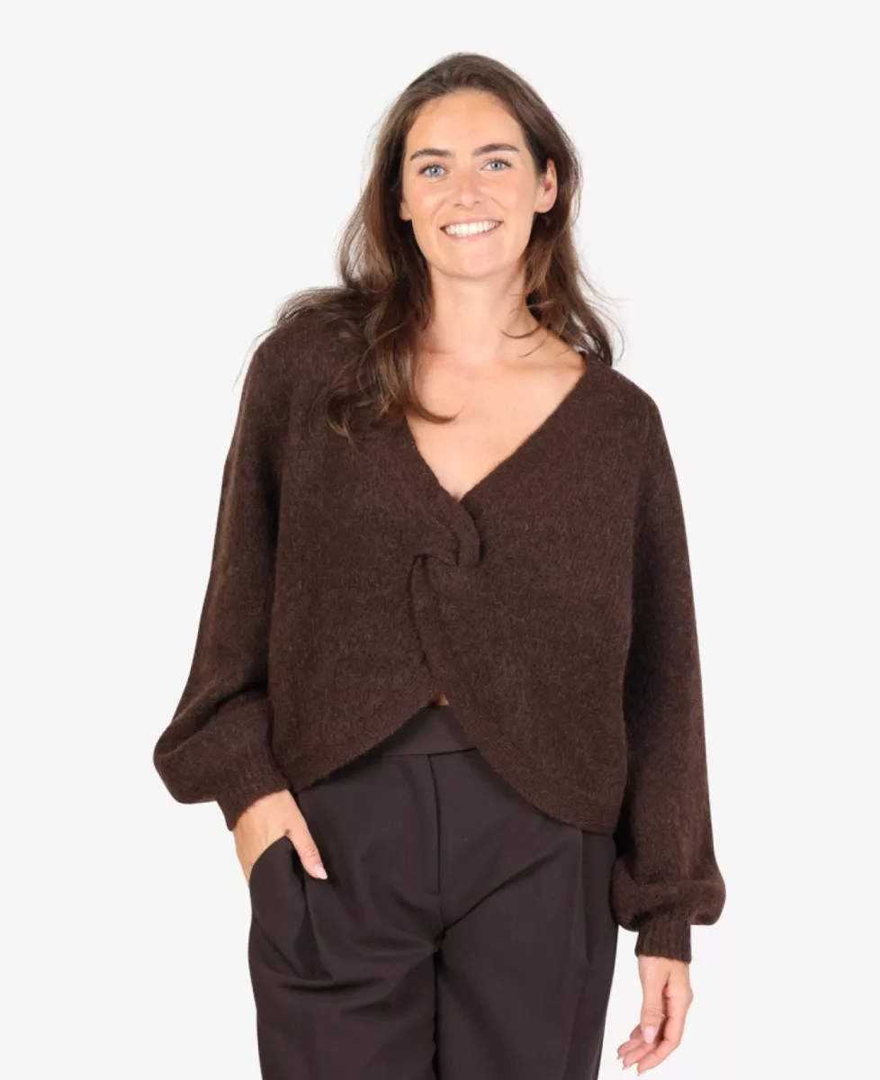 co'couture Trui - Bruin 2 co'couture co'couture Trui - Bruin