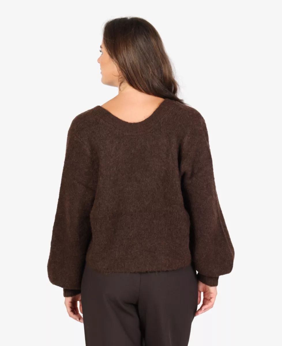 co'couture Trui - Bruin 3 co'couture co'couture Trui - Bruin