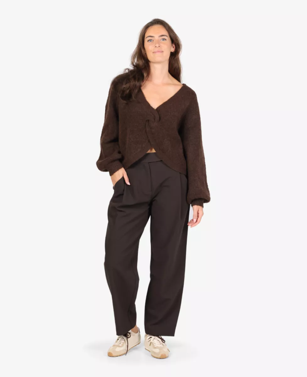 co'couture Trui - Bruin 4 co'couture co'couture Trui - Bruin