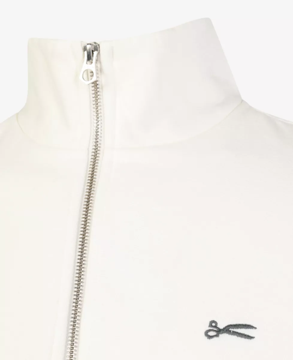 Denham SCISSOR HALF ZIP GDBS - Ecru 3 Denham Denham SCISSOR HALF ZIP GDBS - Ecru