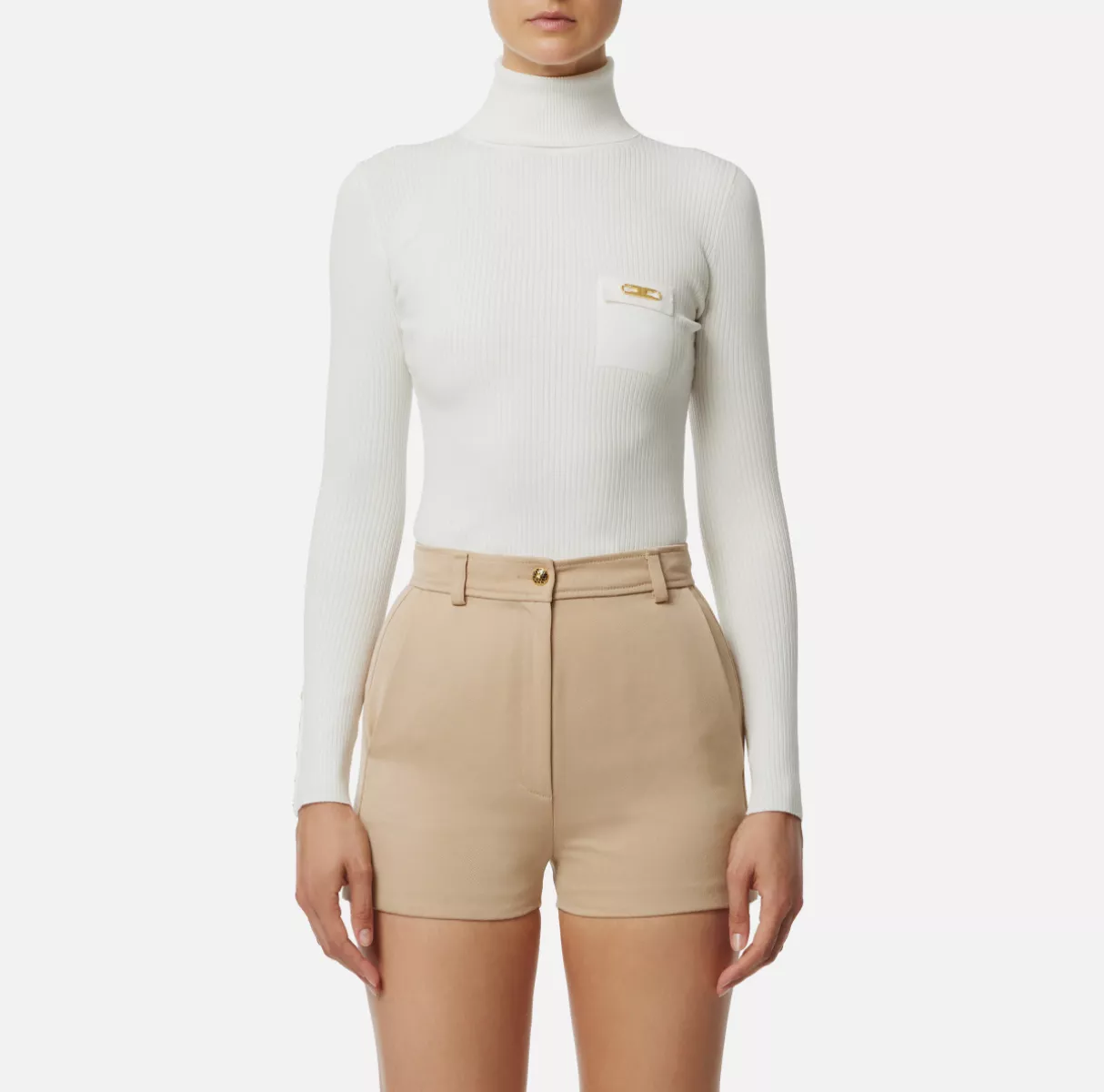 Elisabetta Franchi Trui - Ecru 2 Elisabetta Franchi Elisabetta Franchi Trui - Ecru