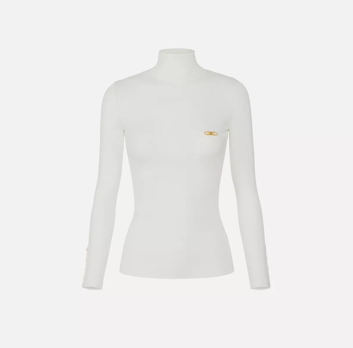 Elisabetta Franchi Trui - Ecru 1 Elisabetta Franchi Elisabetta Franchi Trui - Ecru