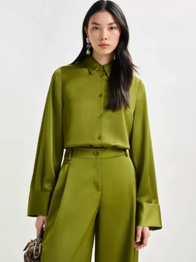 Essentiel Essentiel Blouse - Middelgroen